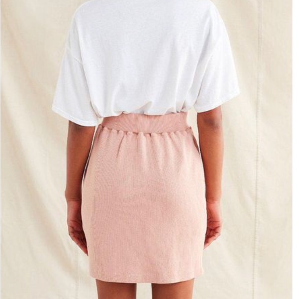 Vintage ‘90s Ribbed Mini Skirt - Picture 2 of 4